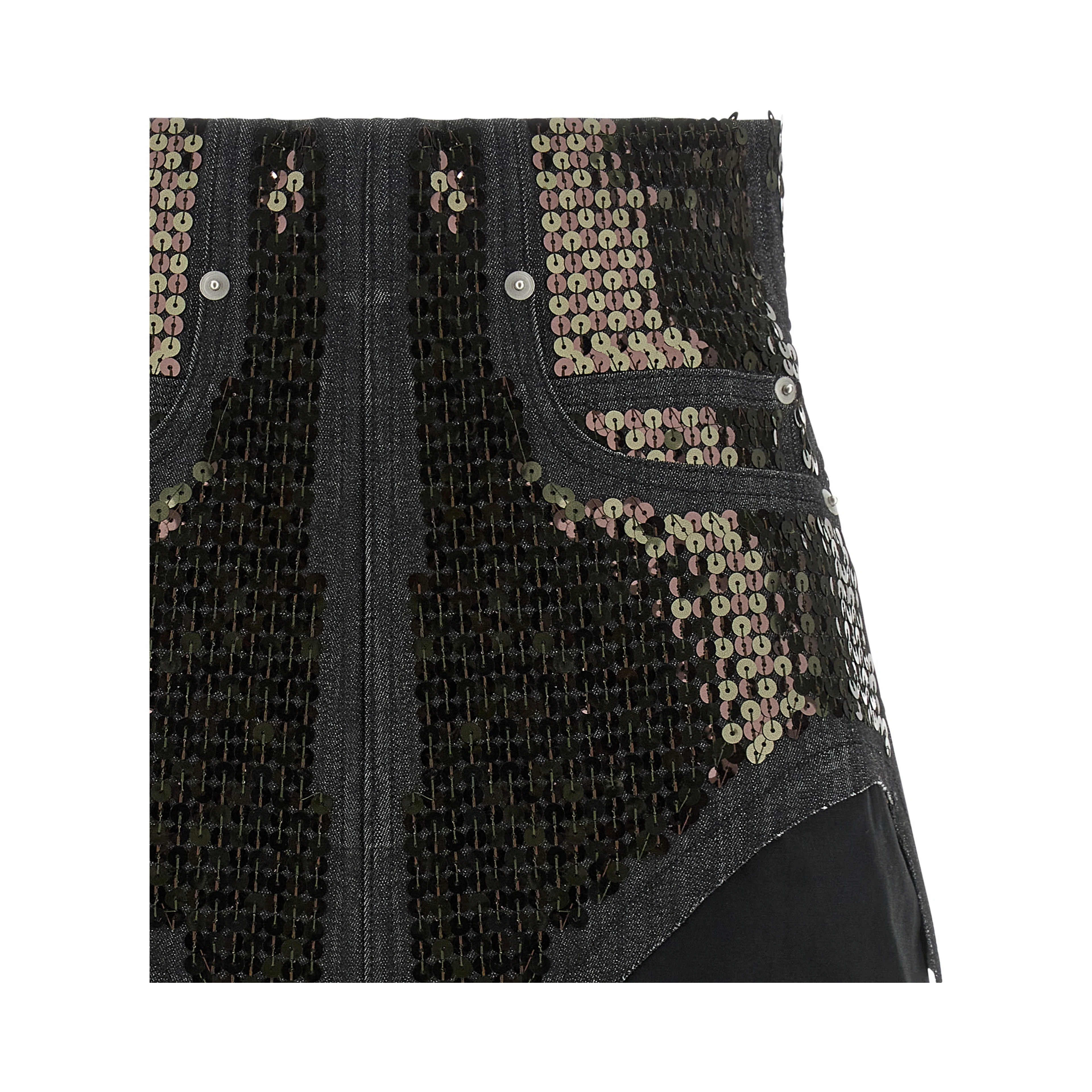 Black Cotton Bermuda Shorts
