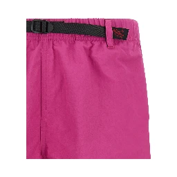 Fuchsia Nylon Bermuda Shorts