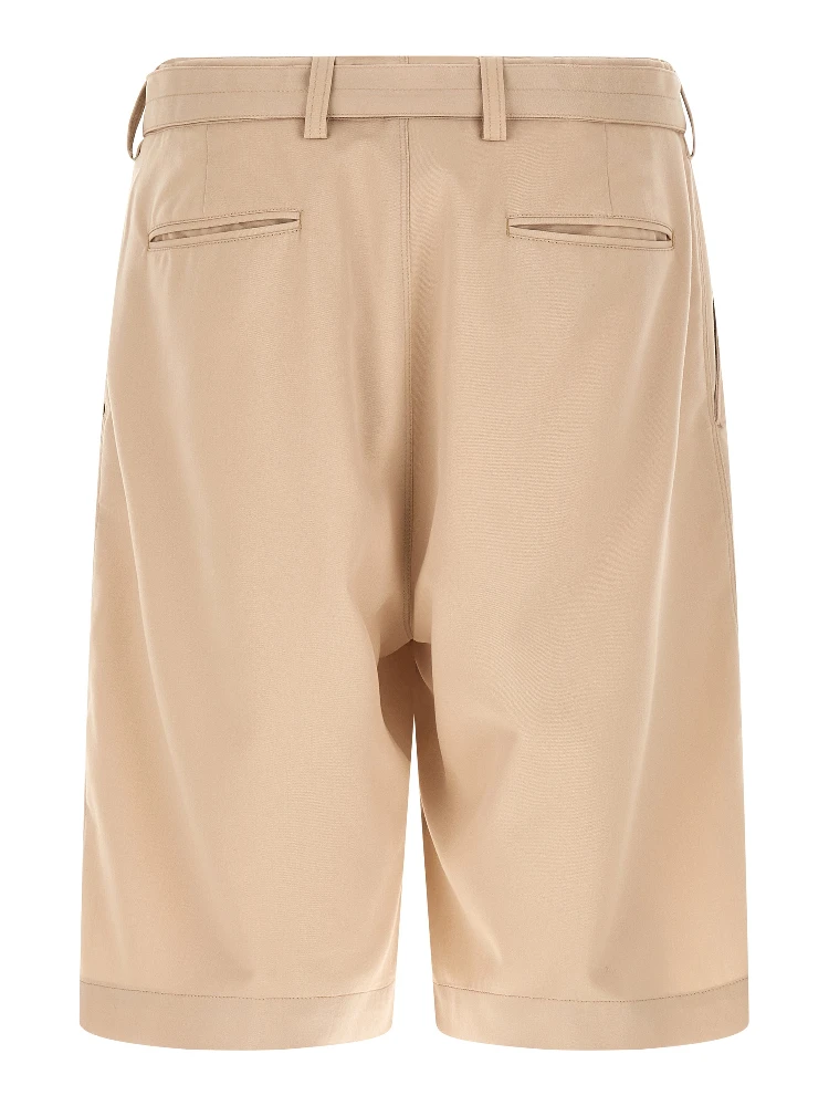 Beige Polyester Bermuda Shorts alternative