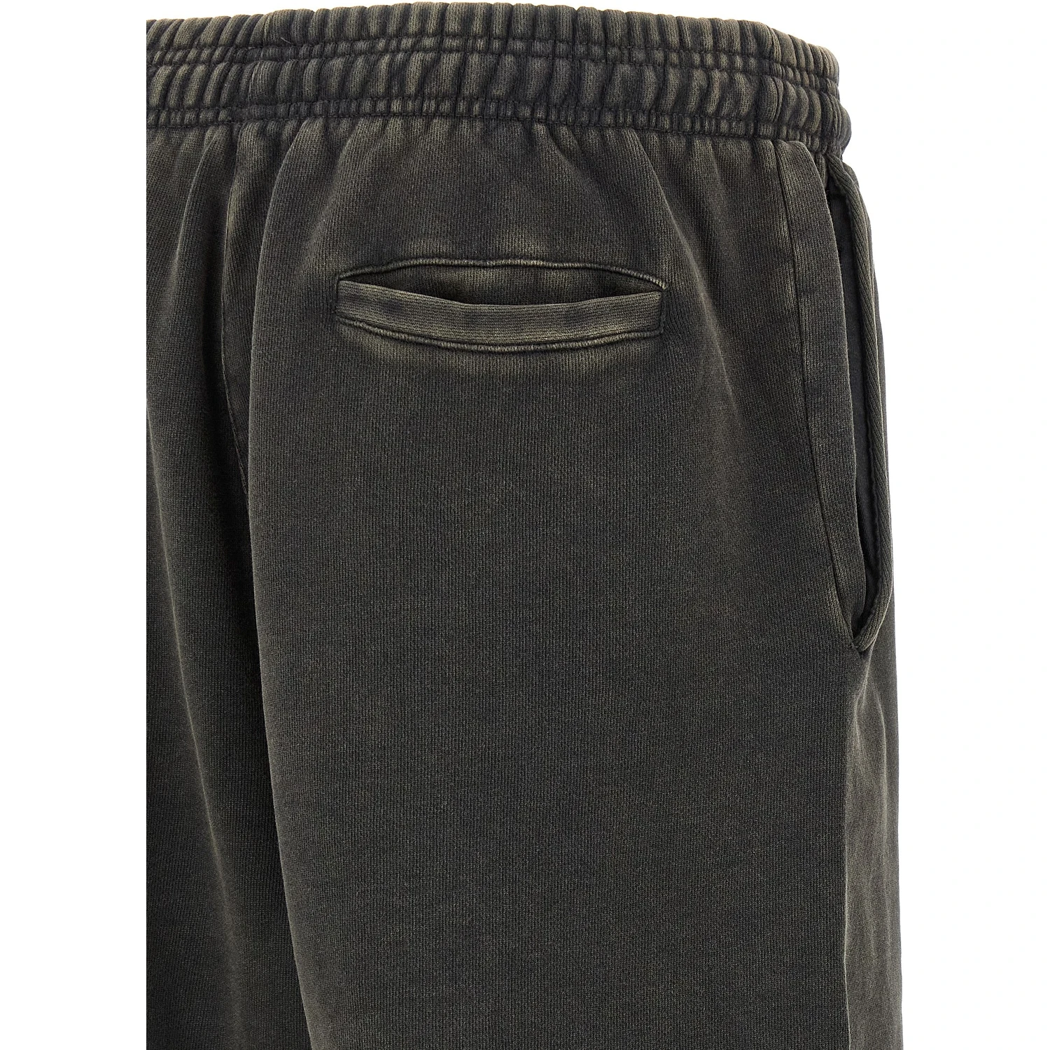 Gray Cotton Bermuda Shorts