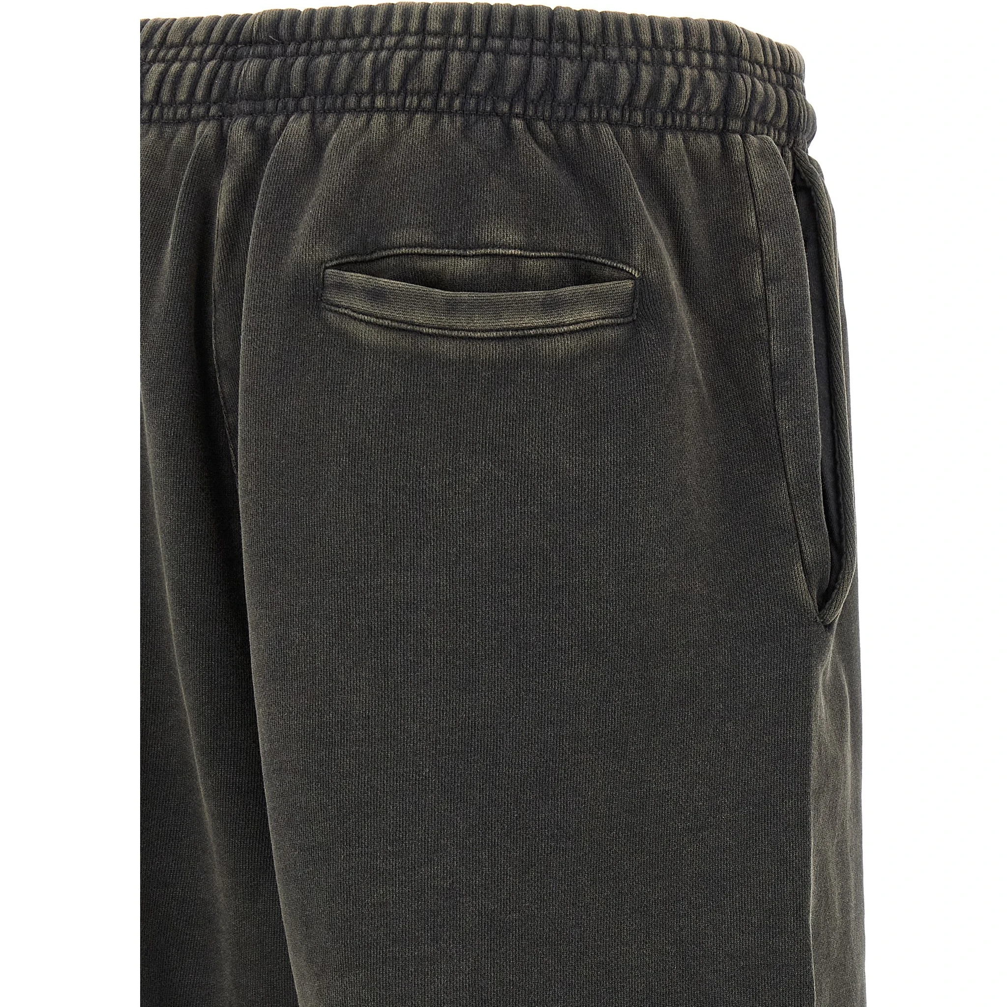 Gray Cotton Bermuda Shorts