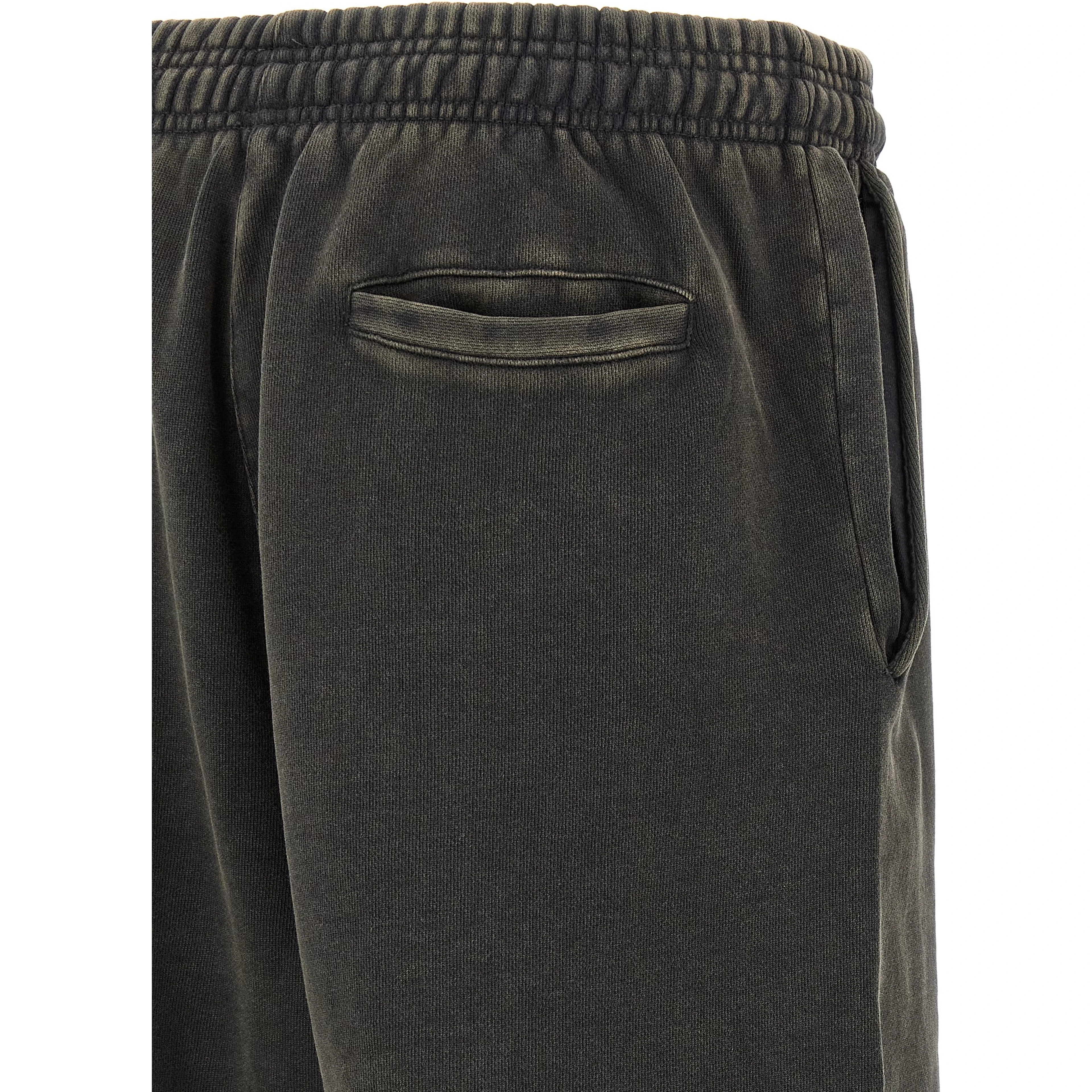 Gray Cotton Bermuda Shorts