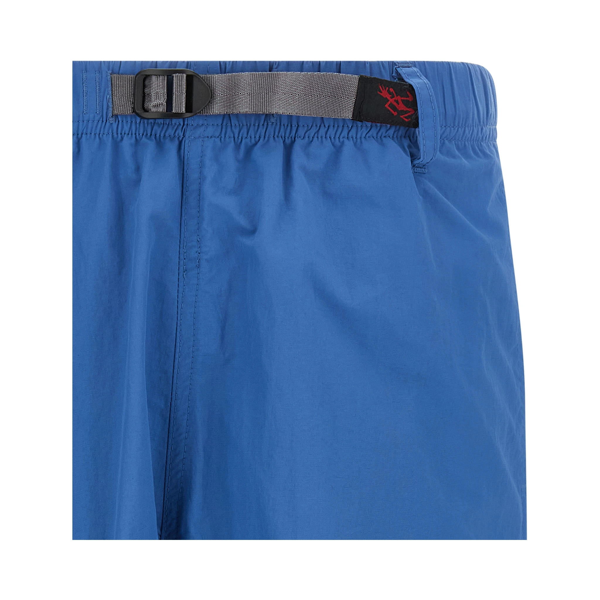 Blue Nylon Bermuda Shorts