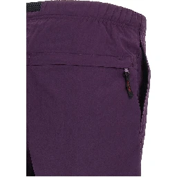 Purple Nylon Bermuda Shorts