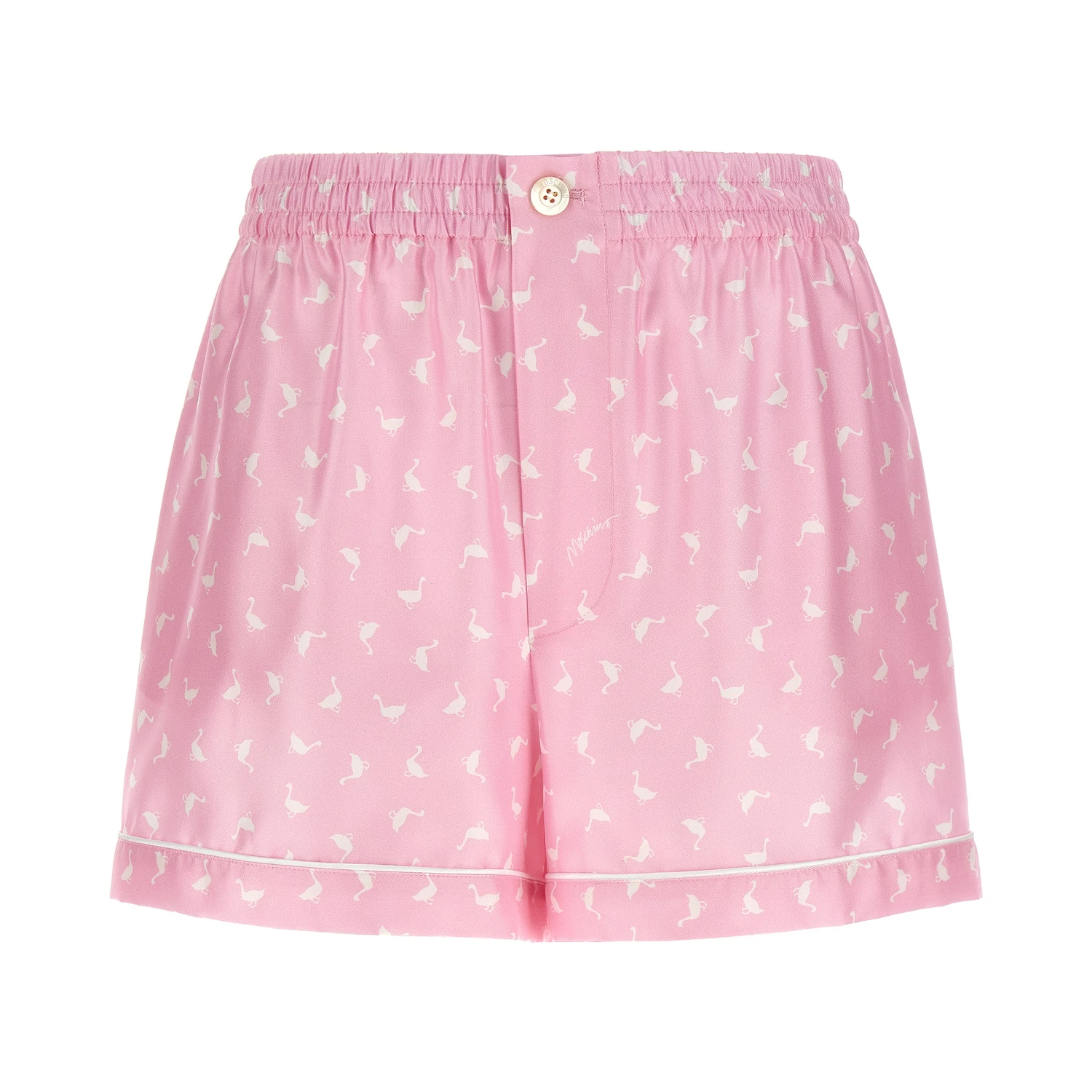 Multicolor Silk Bermuda Shorts