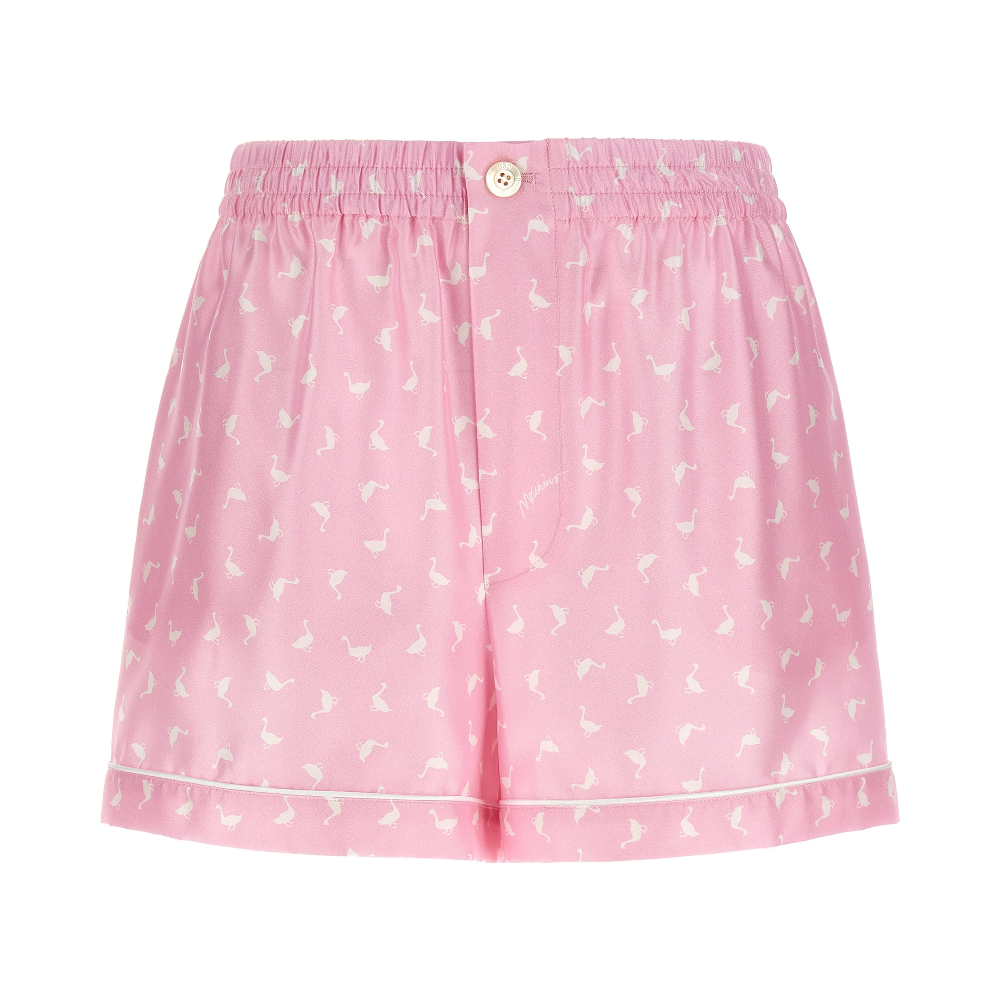 Multicolor Silk Bermuda Shorts