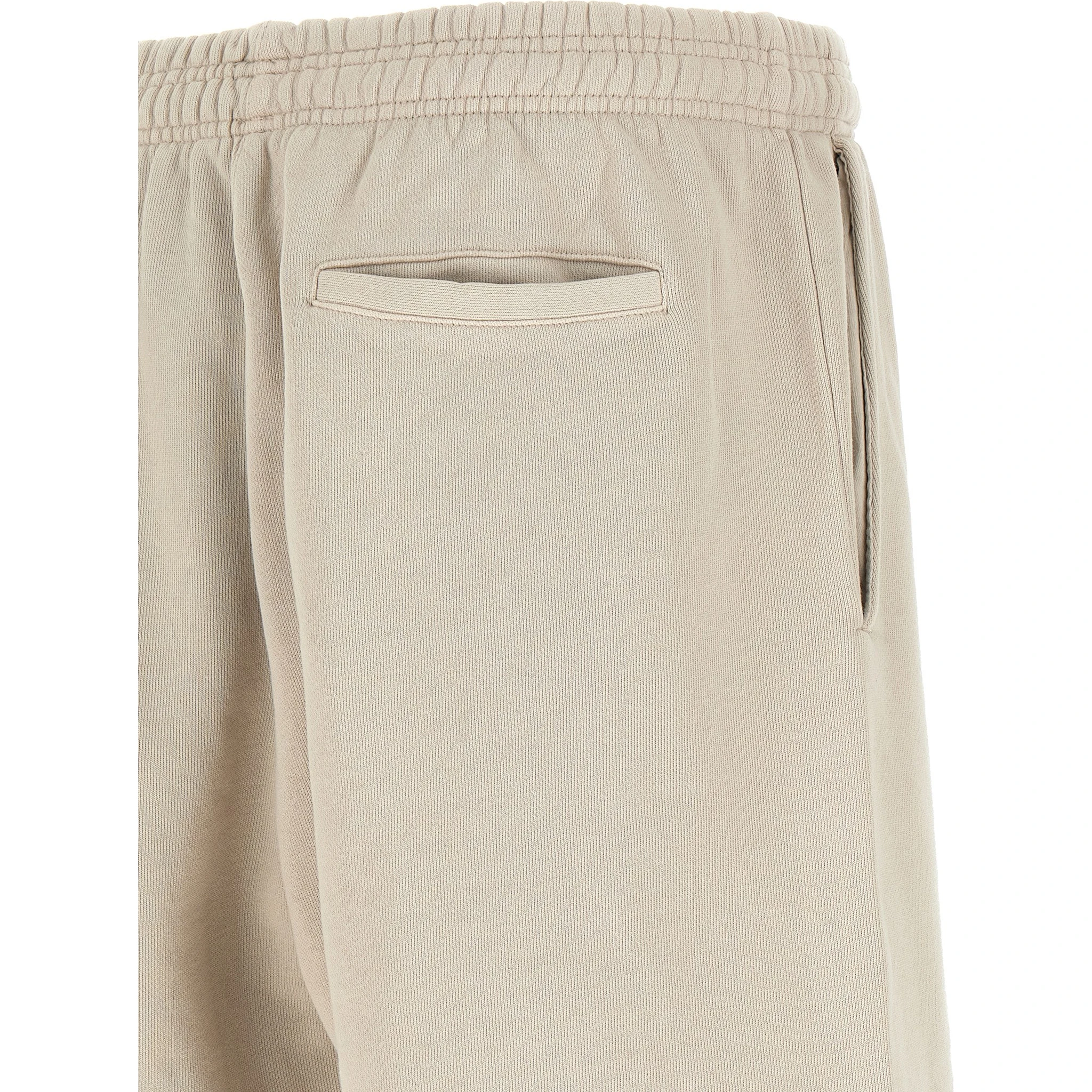 Beige Cotton Bermuda Shorts