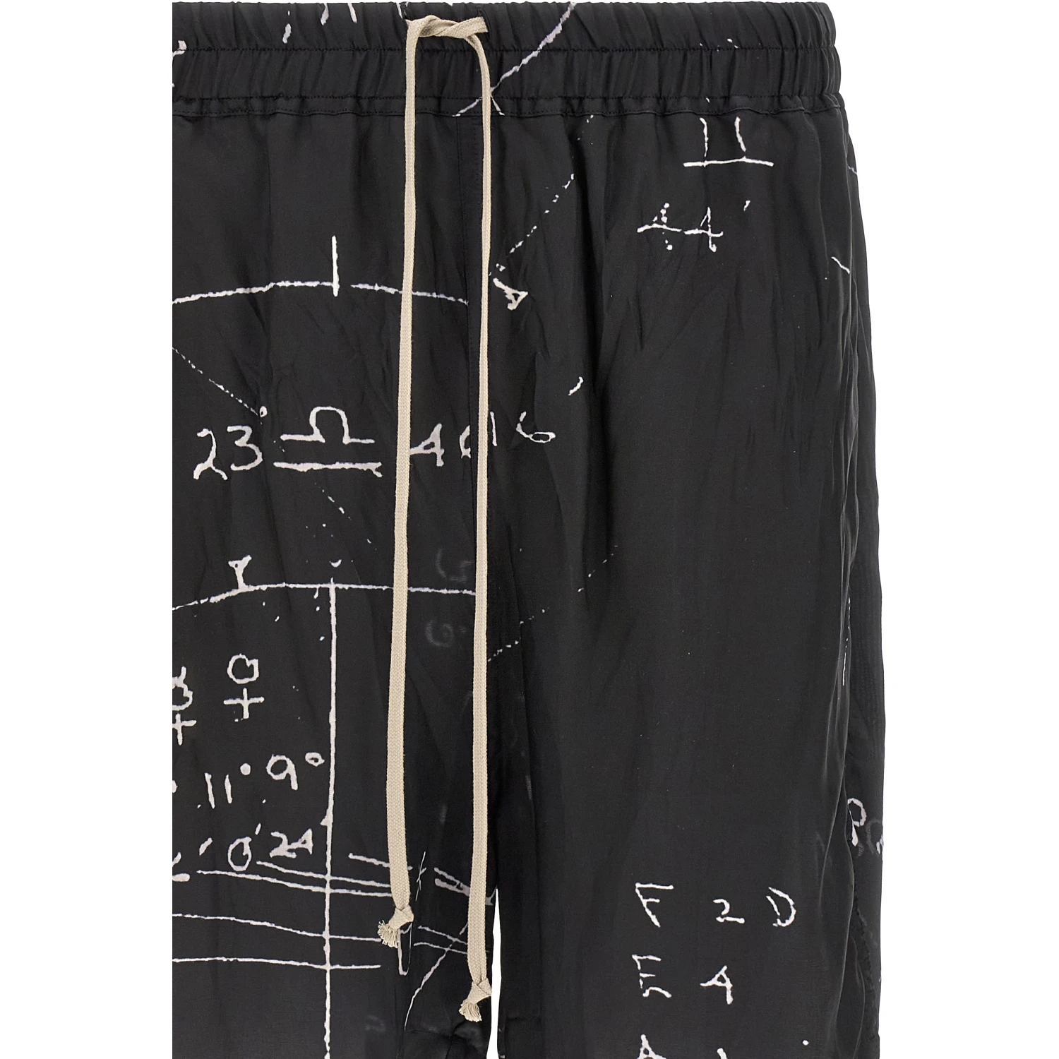 Bicolor Viscose Bermuda Shorts