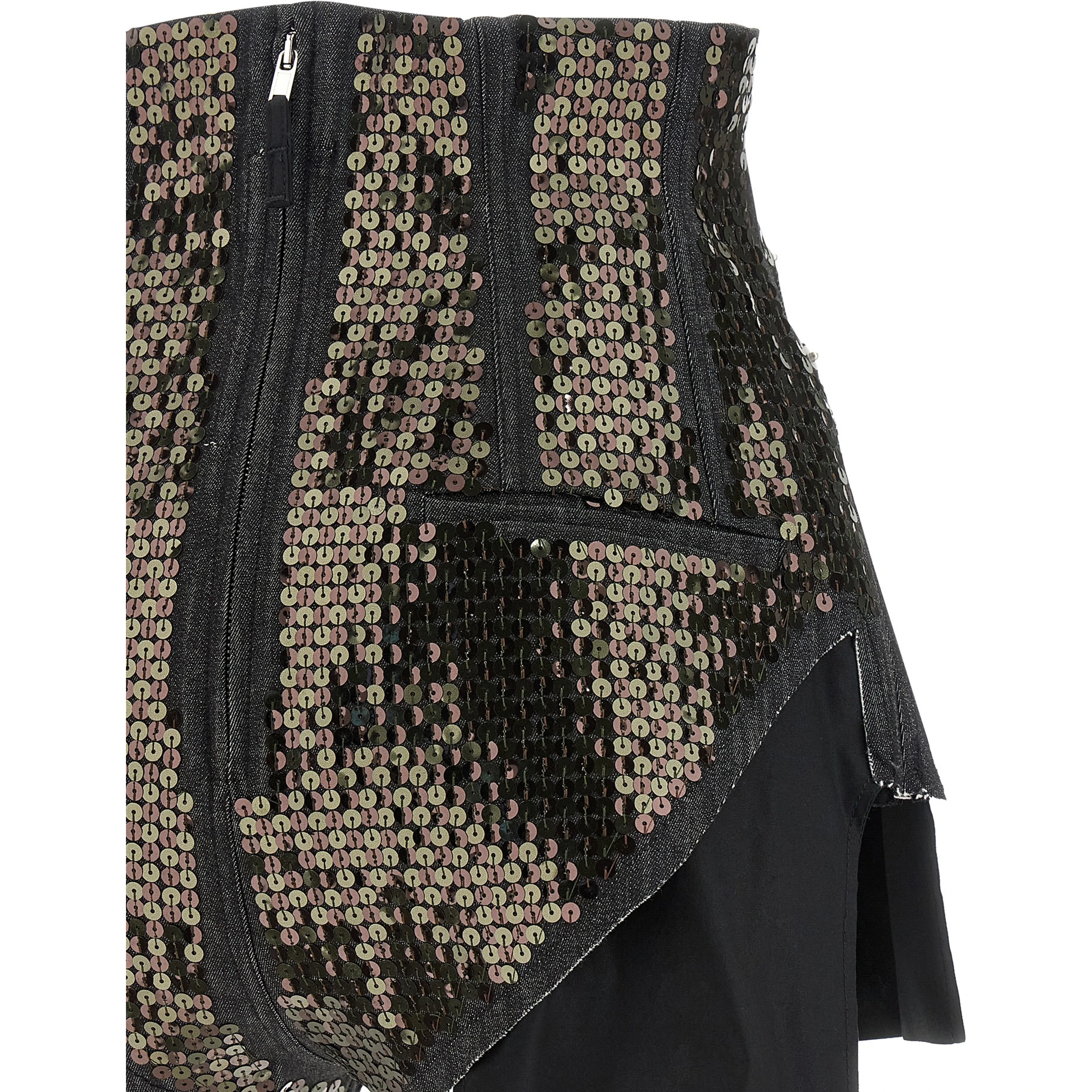 Black Cotton Bermuda Shorts