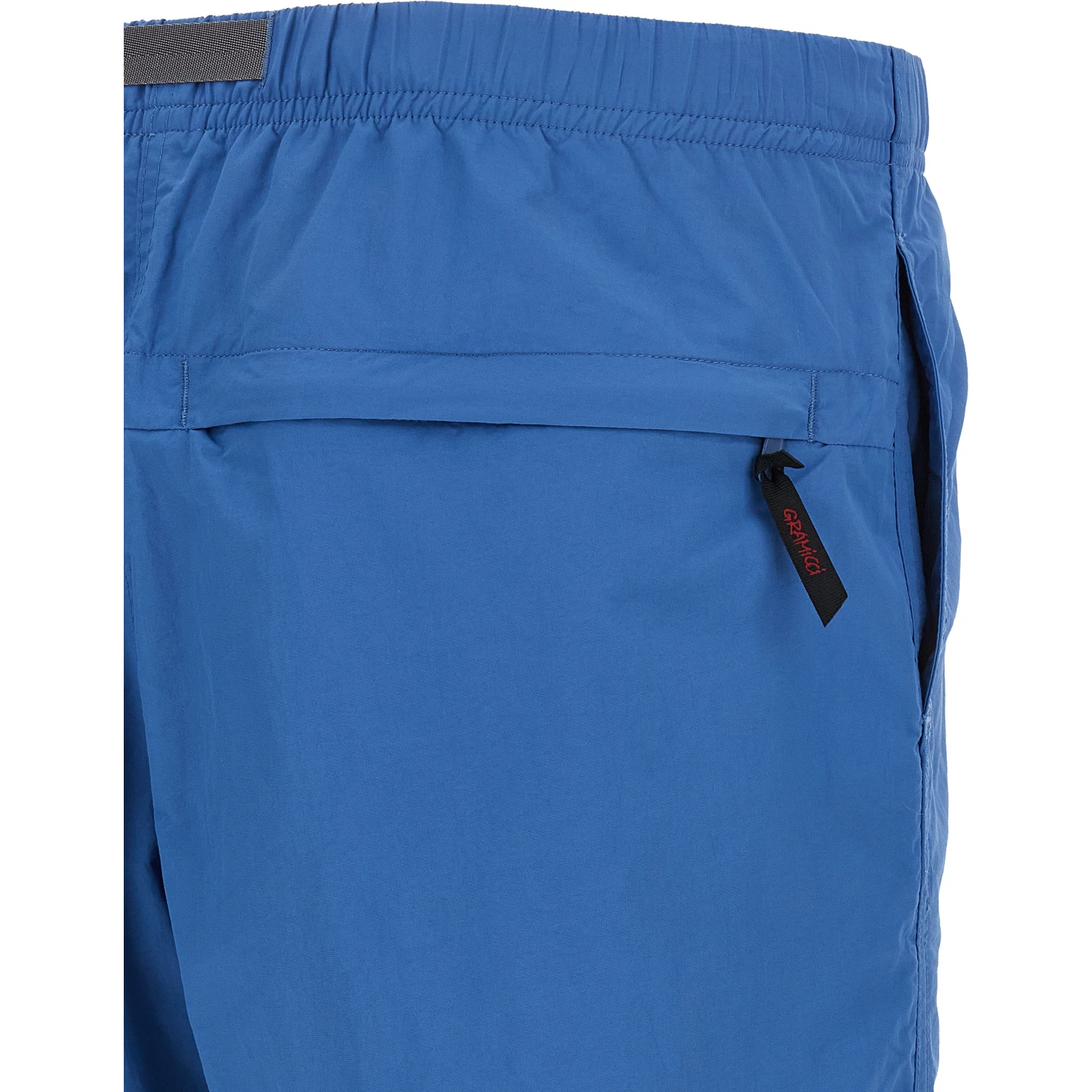 Blue Nylon Bermuda Shorts