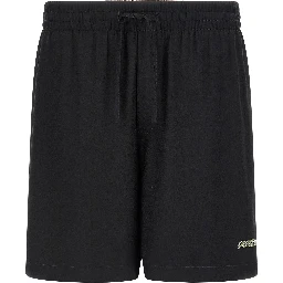 Black Silk Bermuda Shorts
