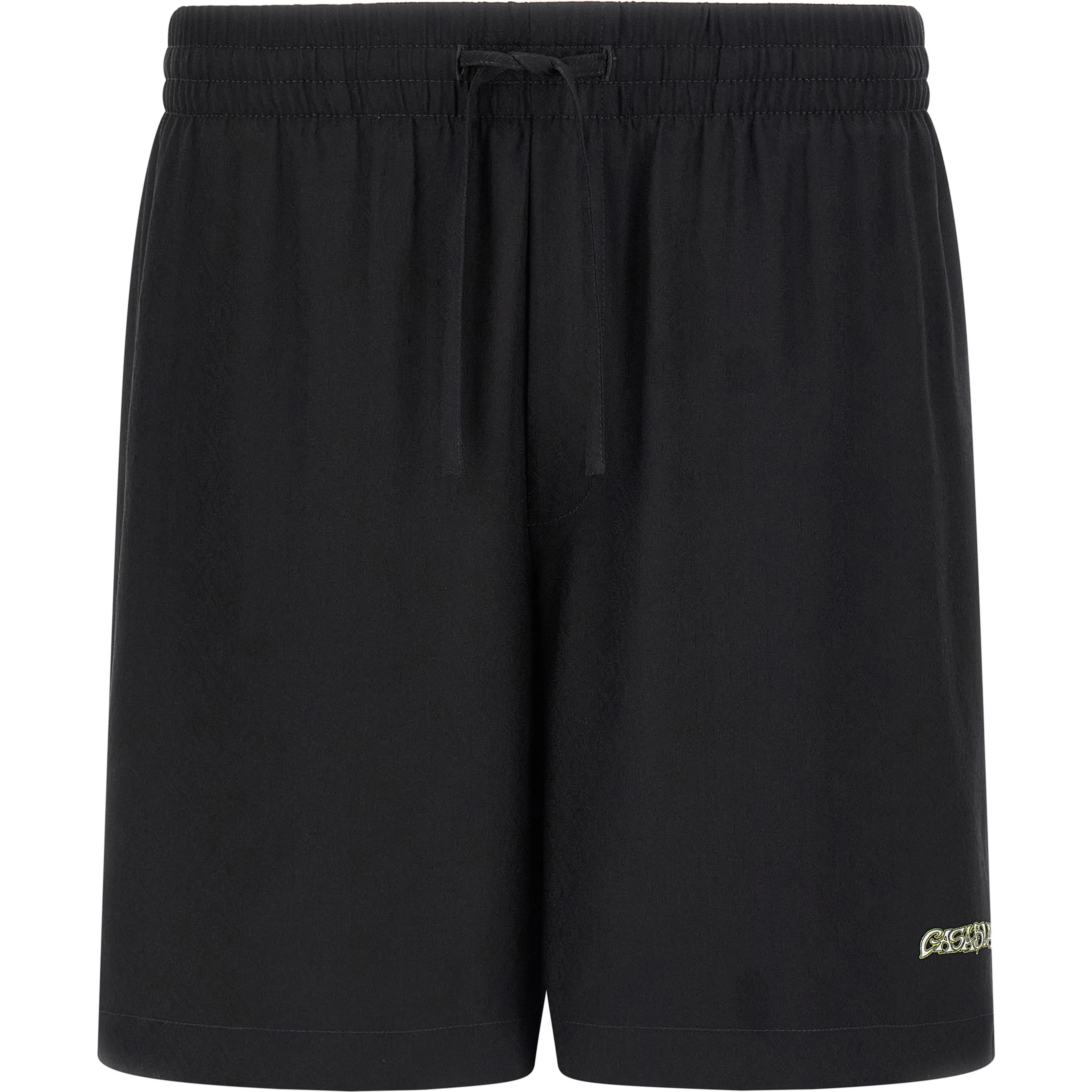 Black Silk Bermuda Shorts