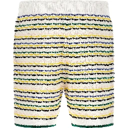 Multicolor Cotton Bermuda Shorts