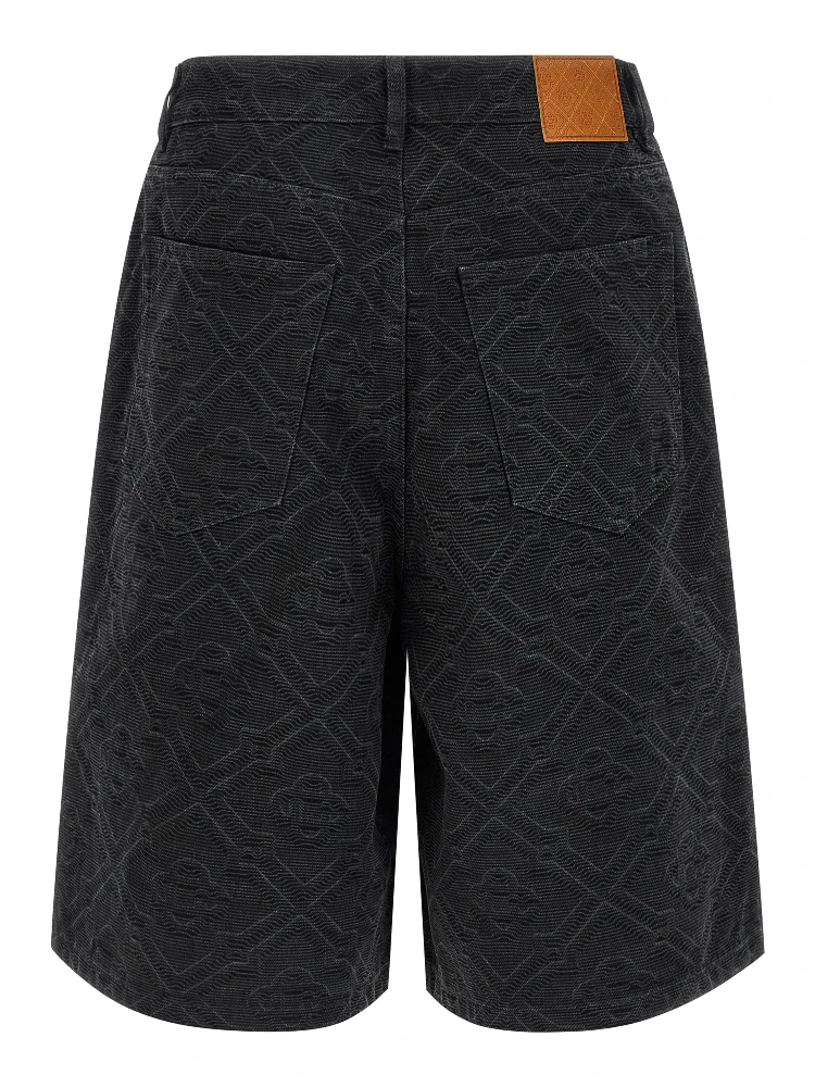 Black Cotton Bermuda Shorts alternative