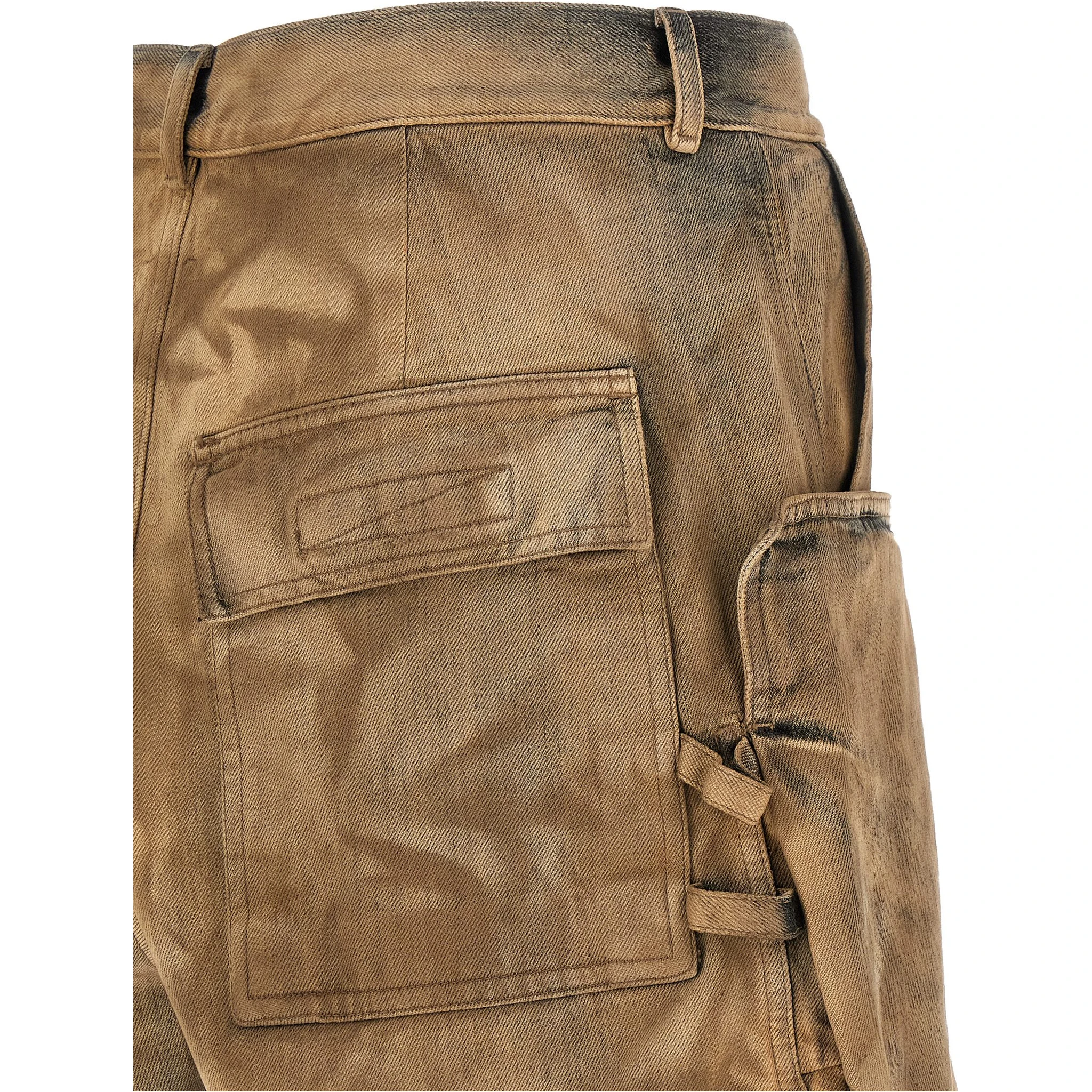 Beige Cotton Bermuda Shorts