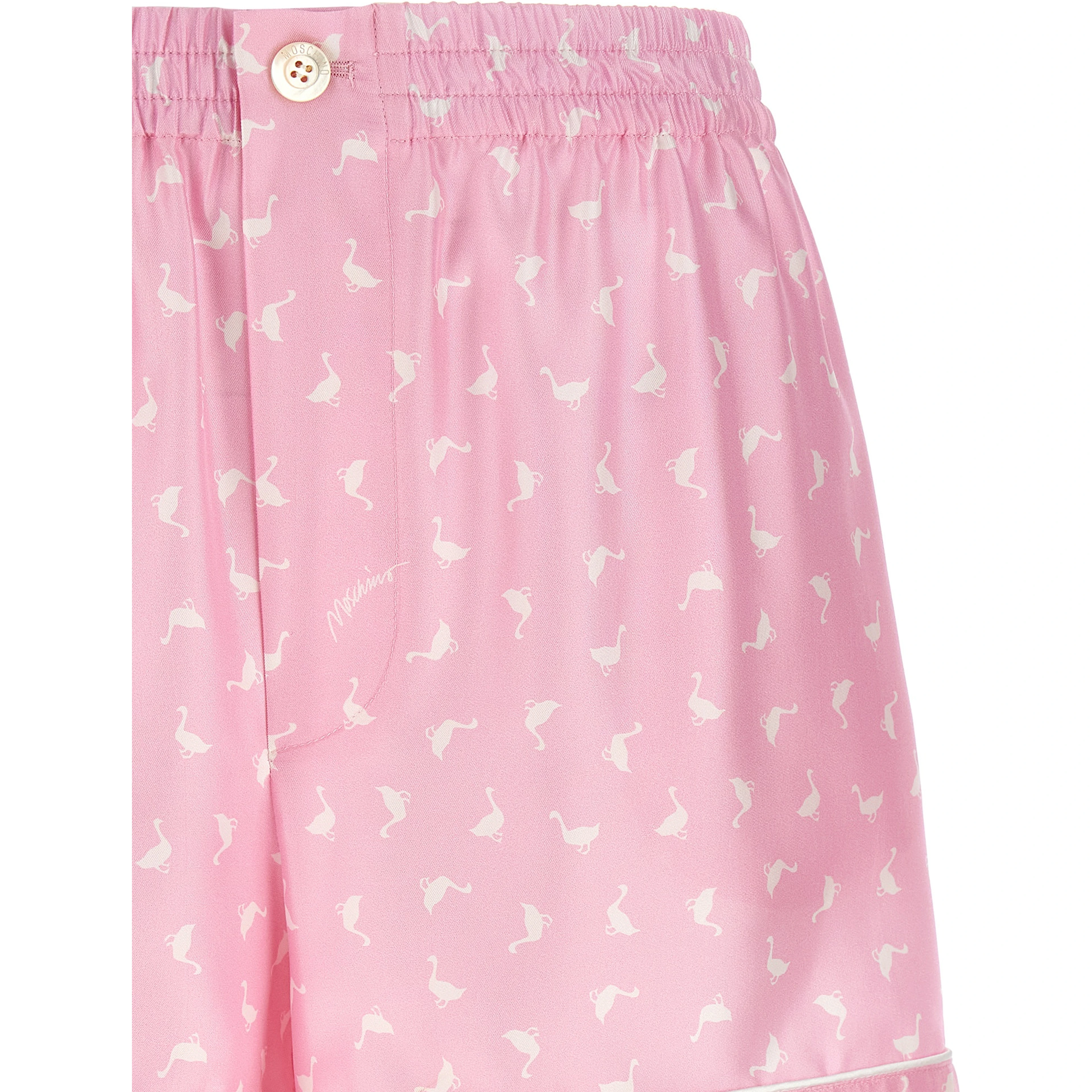 Multicolor Silk Bermuda Shorts