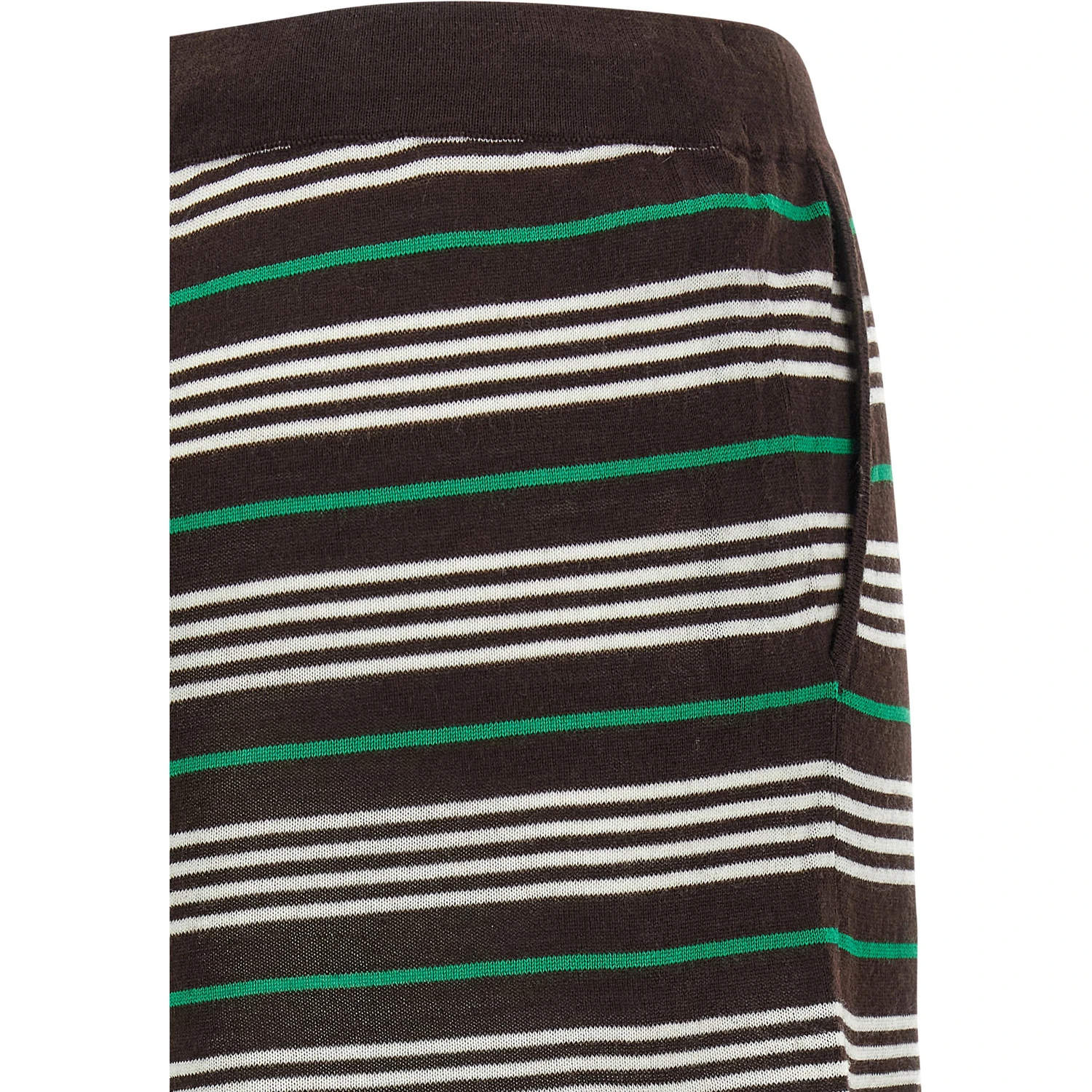 Brown Wool Bermuda Shorts