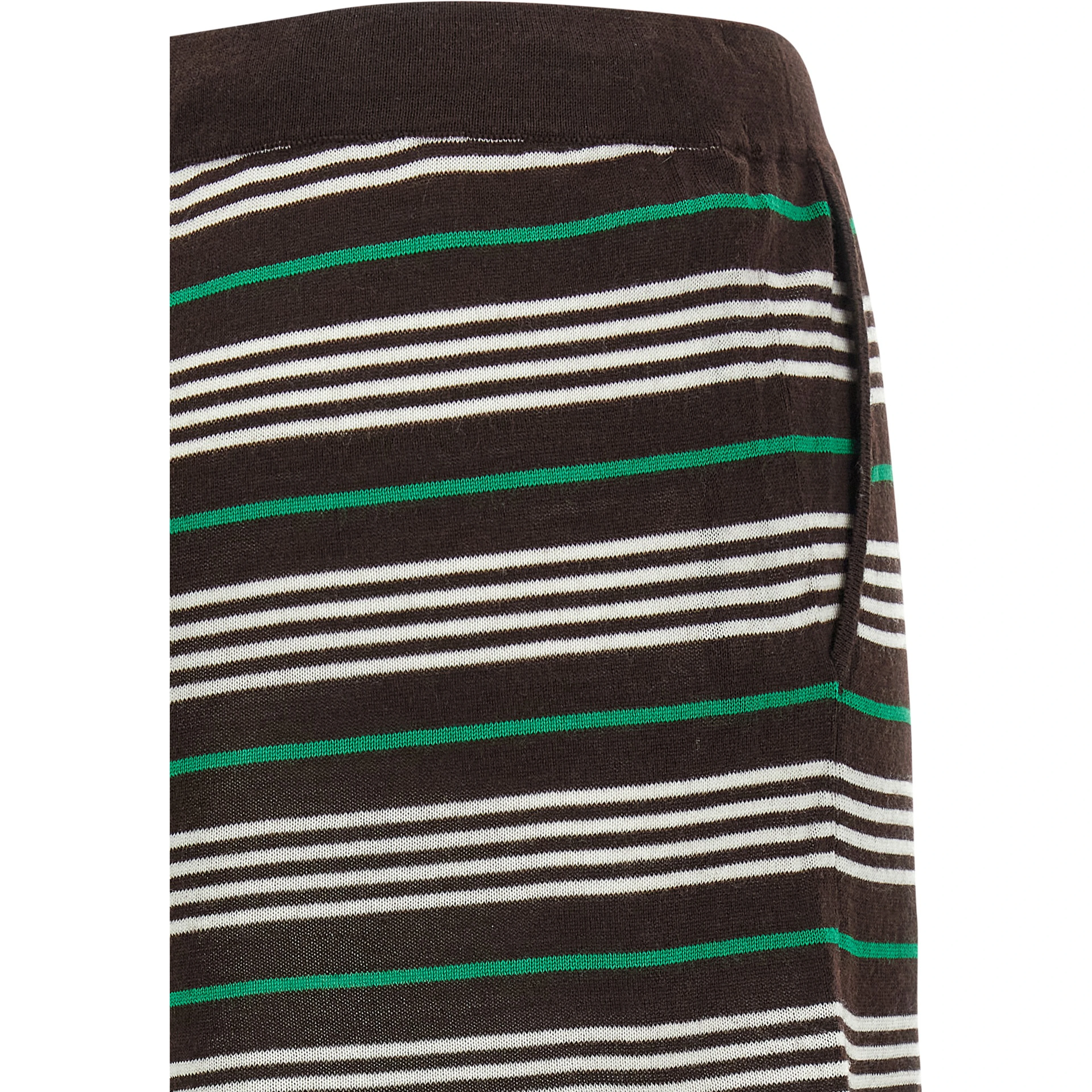 Brown Wool Bermuda Shorts