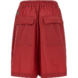 Multicolor Polyester Bermuda Shorts