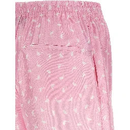 Multicolor Silk Bermuda Shorts