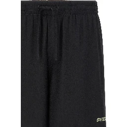 Black Silk Bermuda Shorts
