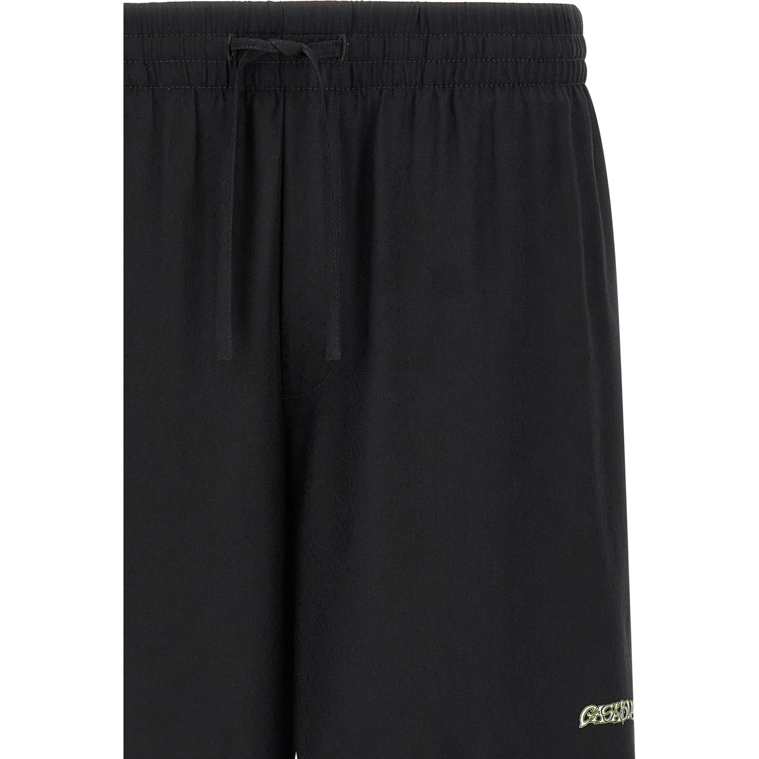Black Silk Bermuda Shorts
