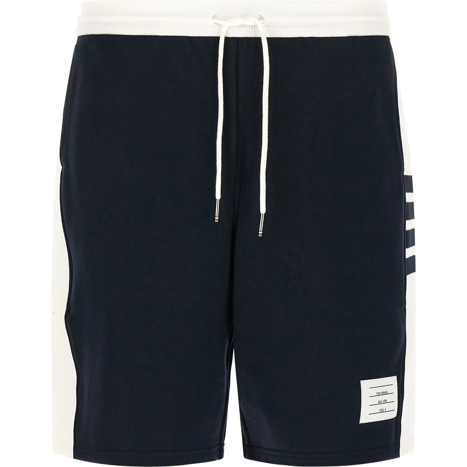 Blue Cotton Bermuda Shorts