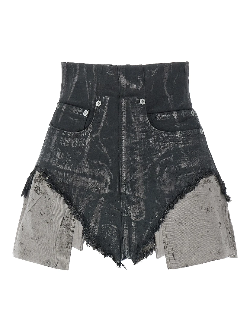 Brown Cotton Bermuda Shorts