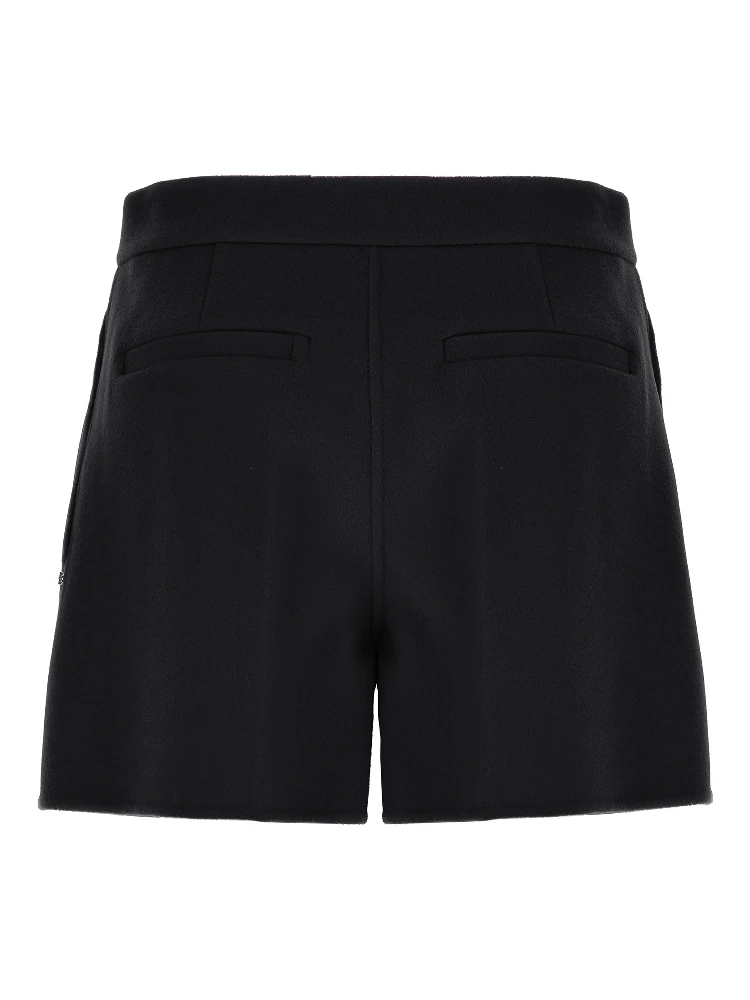 Black Virgin Wool Bermuda Shorts alternative