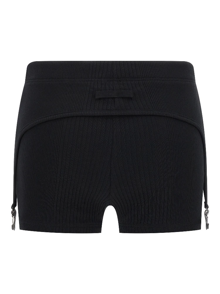 Black Cotton Bermuda Shorts alternative