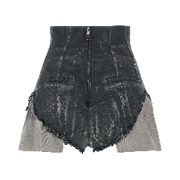 Brown Cotton Bermuda Shorts