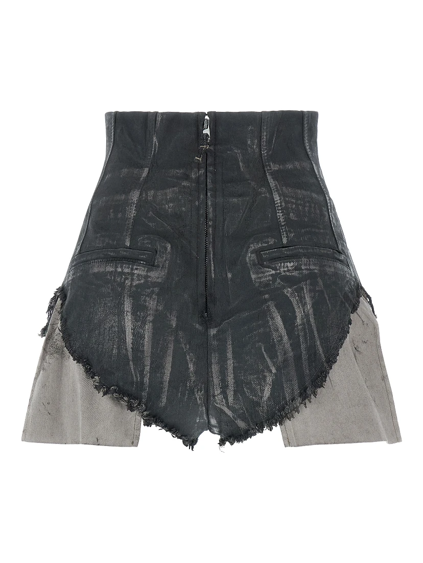 Brown Cotton Bermuda Shorts