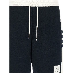 Blue Cotton Bermuda Shorts