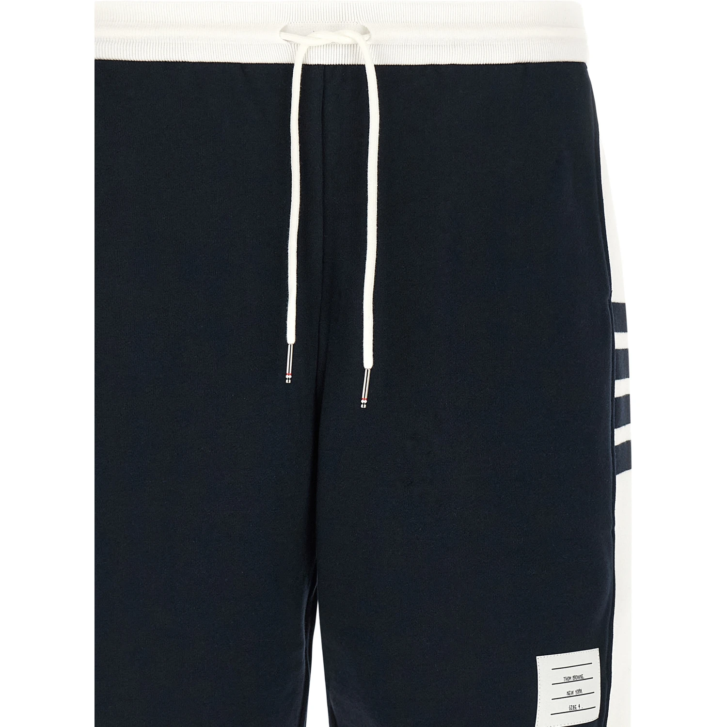 Blue Cotton Bermuda Shorts