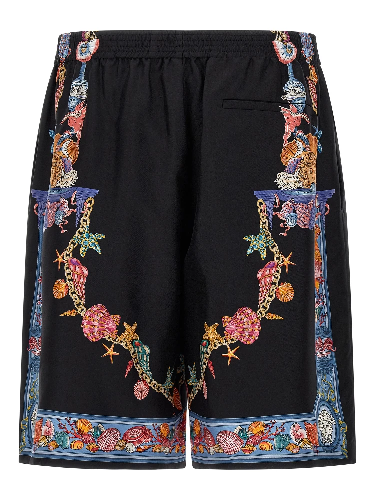 Multicolor Silk Bermuda Shorts alternative