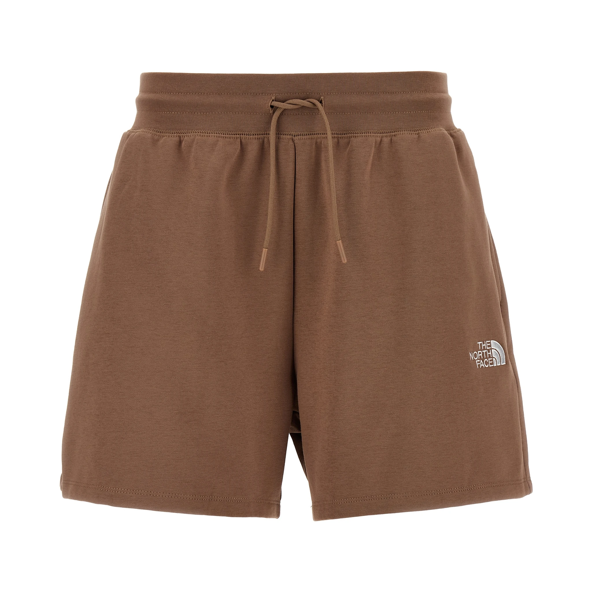 Brown Cotton Bermuda Shorts