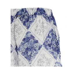 Blue Stingray Leather / Ray Skin Bermuda Shorts