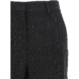Black Virgin Wool Bermuda Shorts