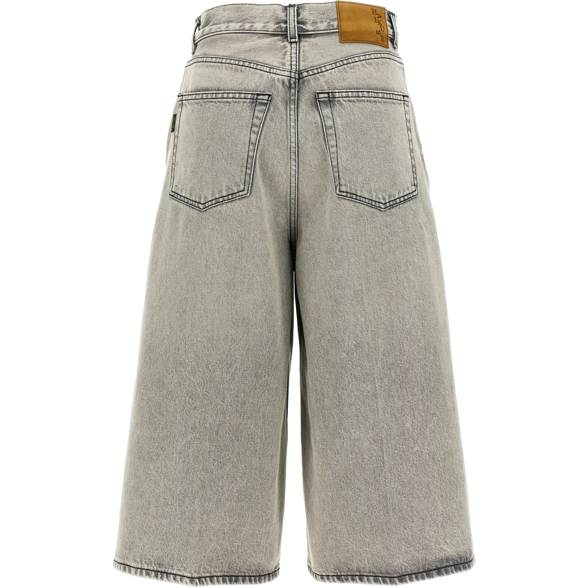 White Cotton Bermuda Shorts