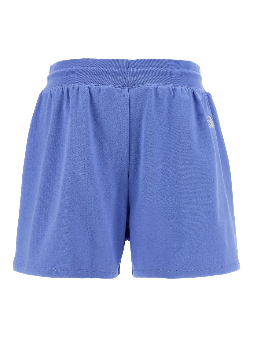 Blue Cotton Bermuda Shorts