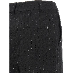 Black Virgin Wool Bermuda Shorts