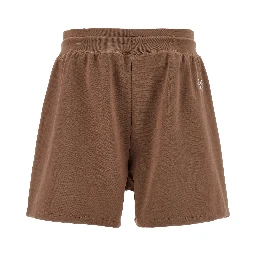 Brown Cotton Bermuda Shorts