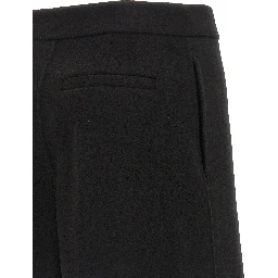 Black Virgin Wool Bermuda Shorts