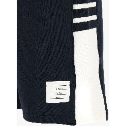Blue Cotton Bermuda Shorts