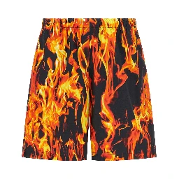 Multicolor Cotton Bermuda Shorts