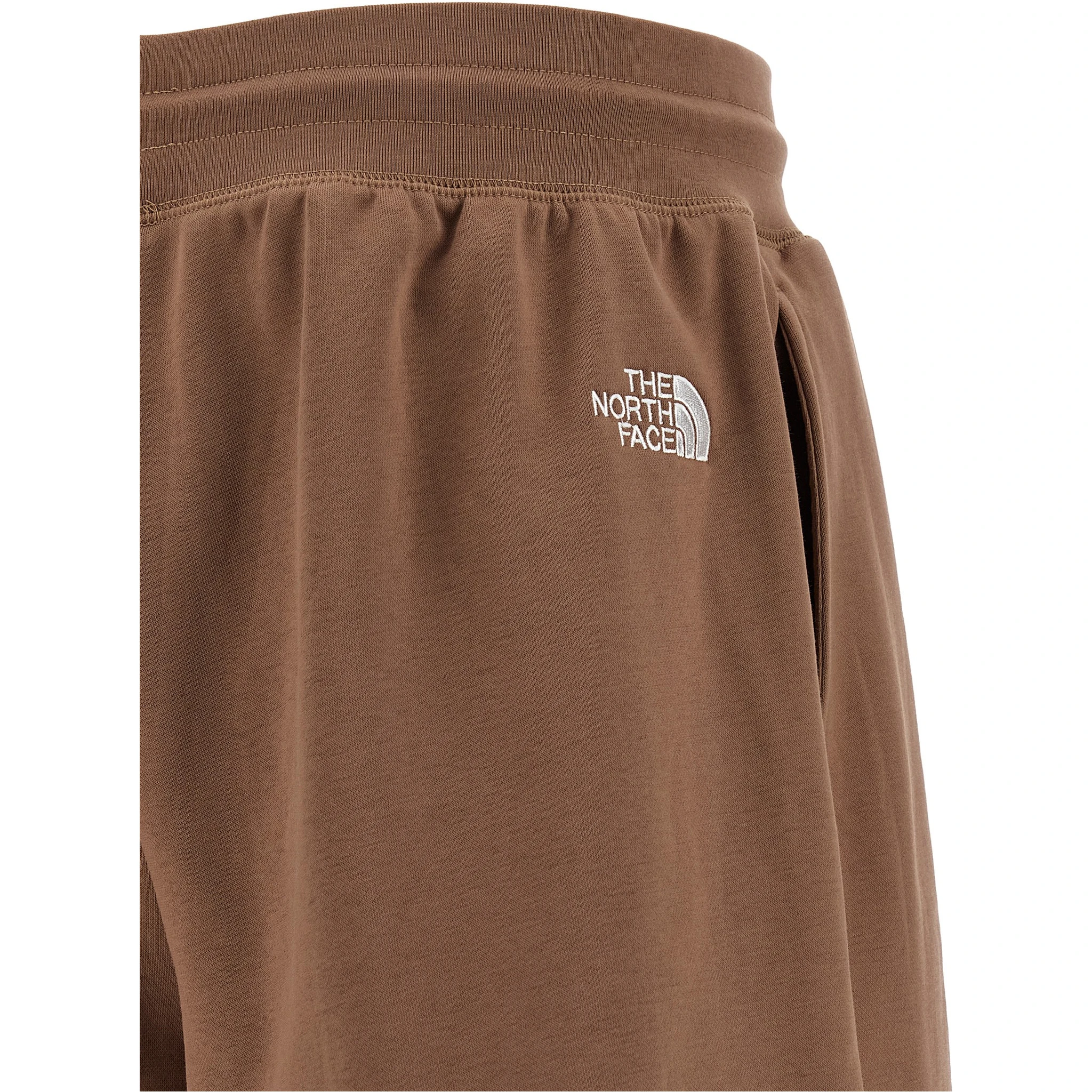Brown Cotton Bermuda Shorts