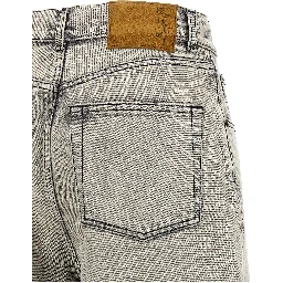 White Cotton Bermuda Shorts
