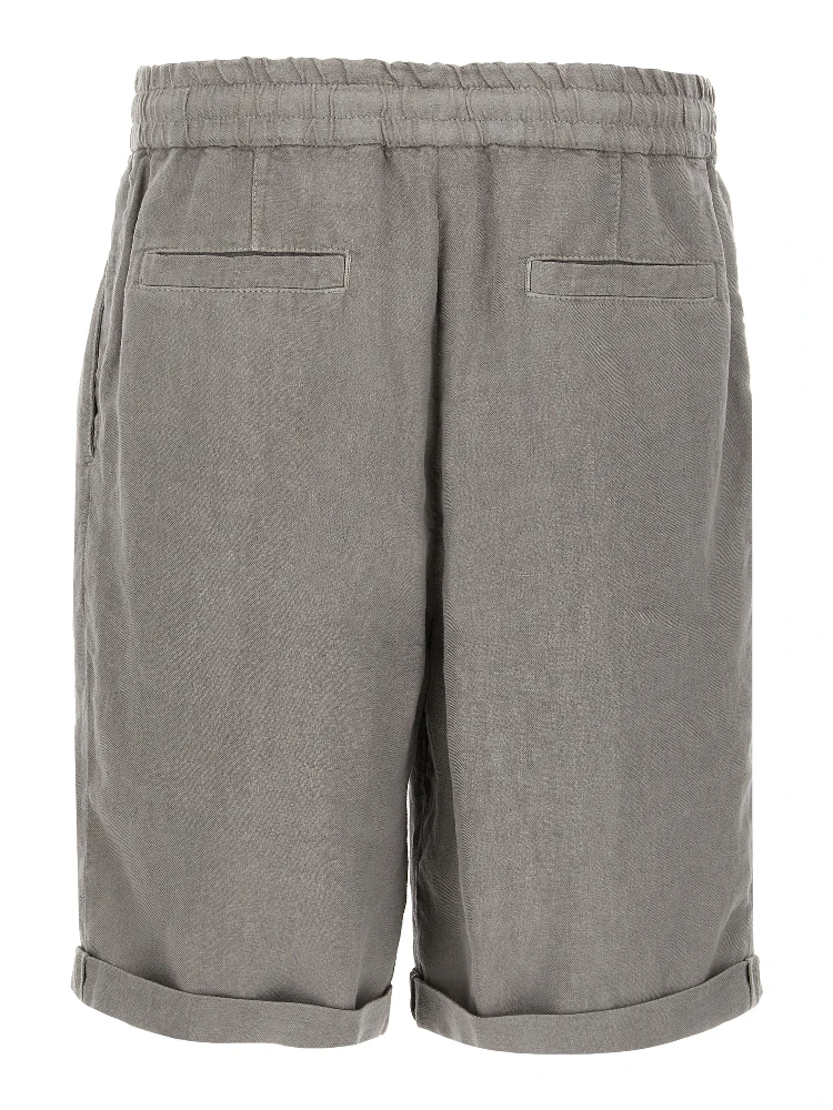 Gray Linen Bermuda Shorts alternative
