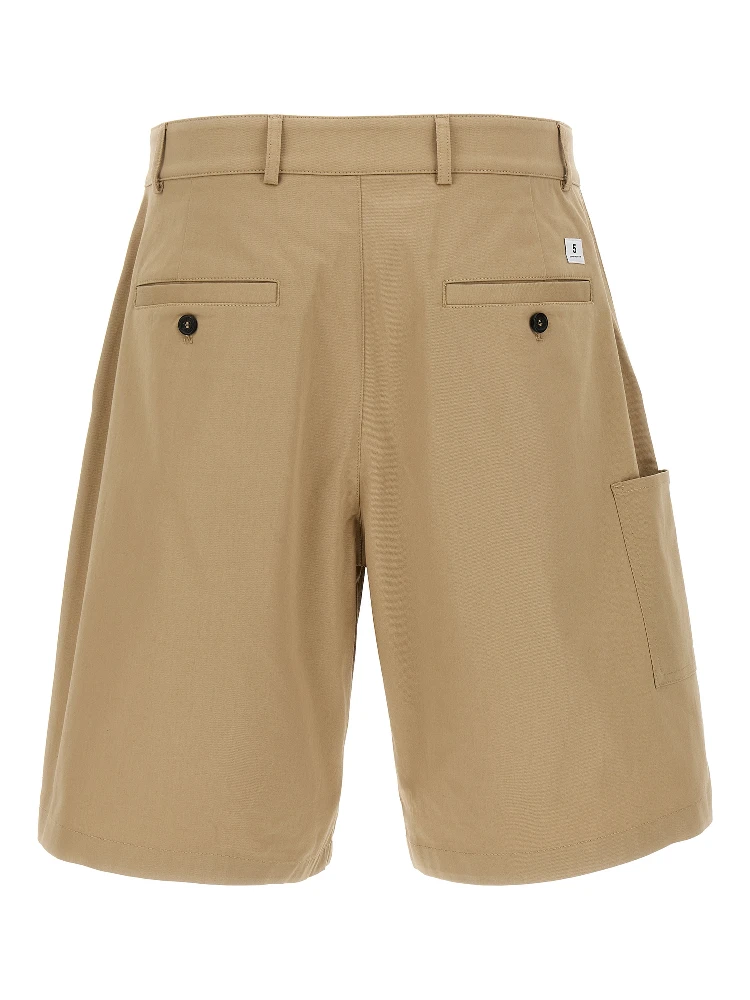 Beige Cotton Bermuda Shorts alternative