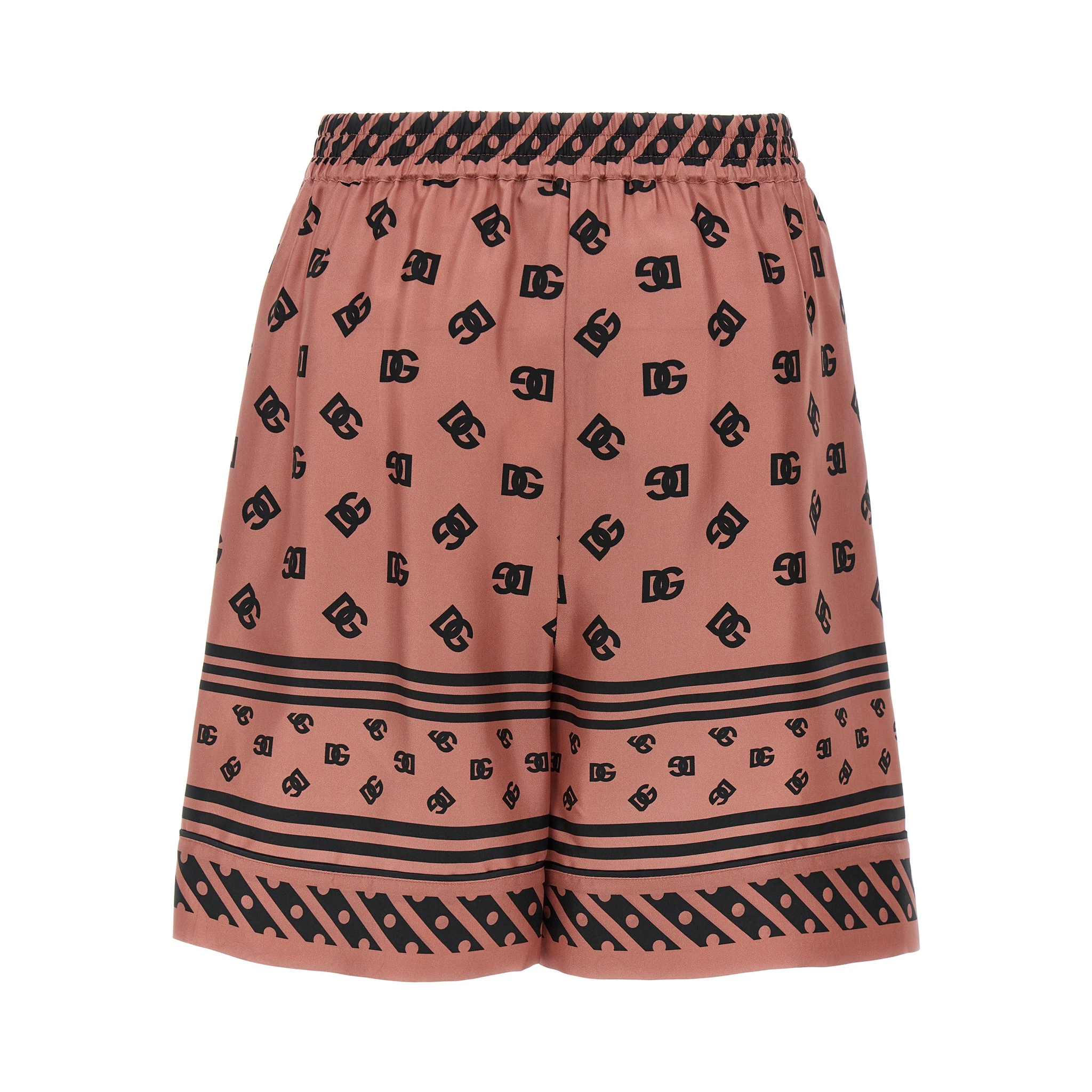 Multicolor Silk Bermuda Shorts